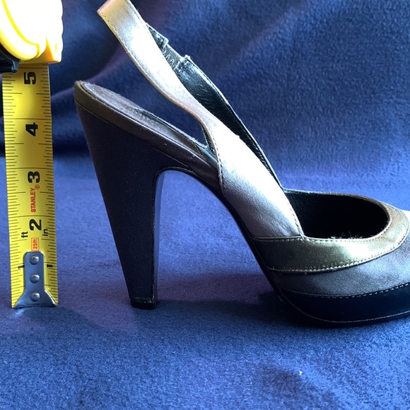 Ash Dalpi satin slingback platform heels size 8 - Picture 8 of 9